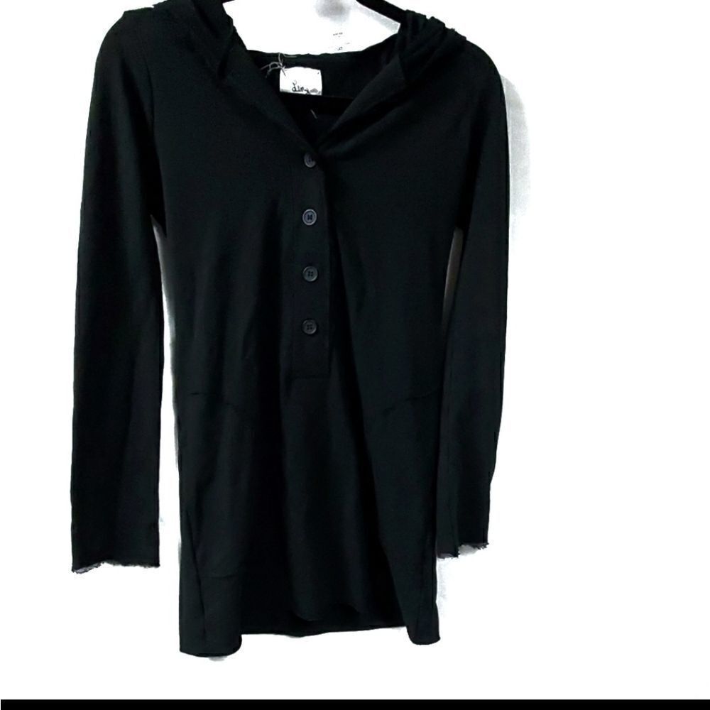 Linq Black Sweatshirt Dress